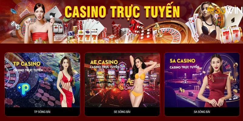 Danh mục live casino 33WIN đảm bảo uy tín vững chắc